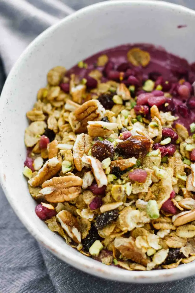 Fall acai bowl Great Grains recipe