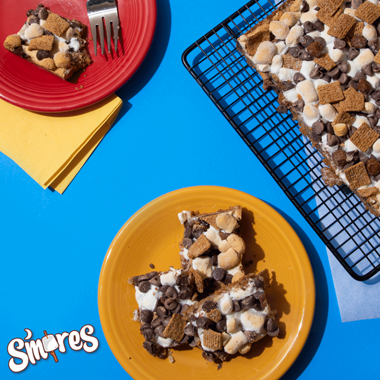 Easy Chocolate S'mores Bars Recipe made with Malt-O-Meal cereal