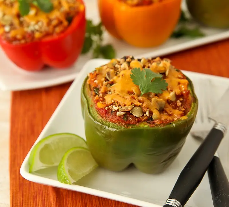 Grape Nuts Mexican Stuffed Peppers Recipe | Post Consumer Brands