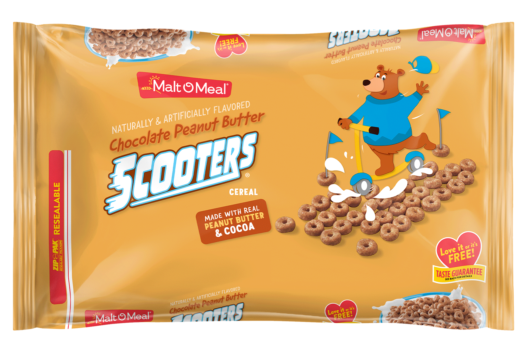 New Malt-O-Meal Chocolate Peanut Butter Scooters cereal