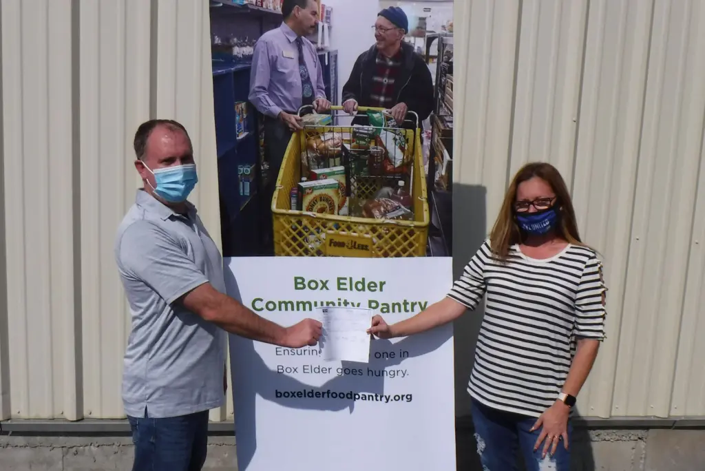 Post Consumer Brands donation to the Box Elder Food Pantry