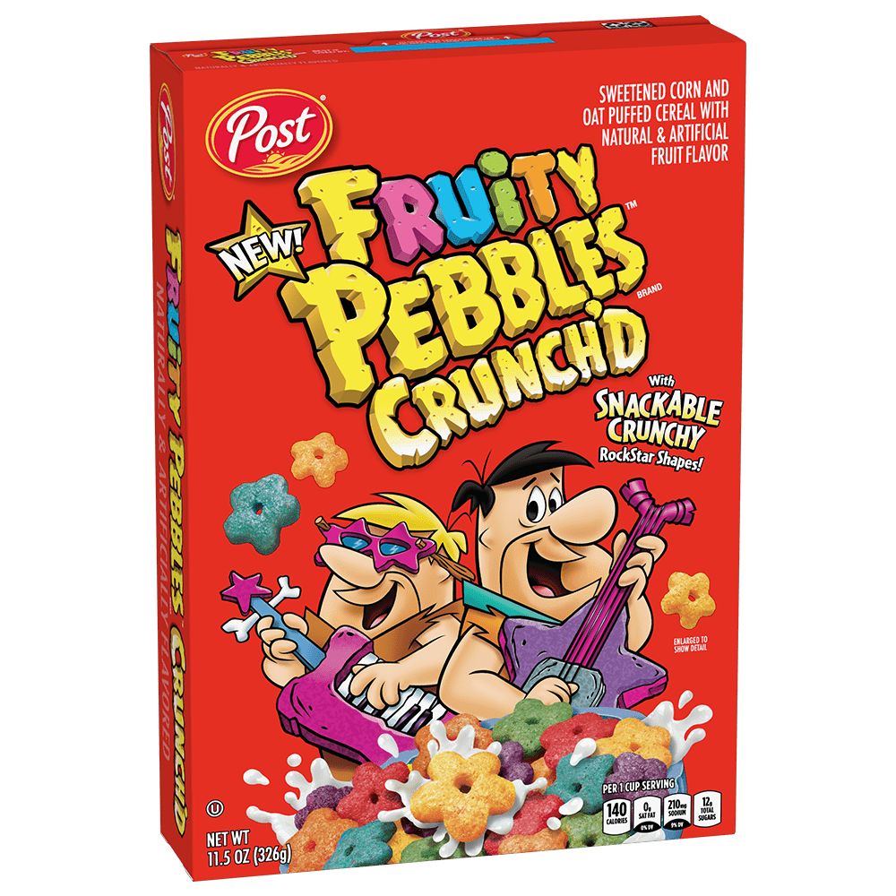 Fruity PEBBLES Crunch'd box.