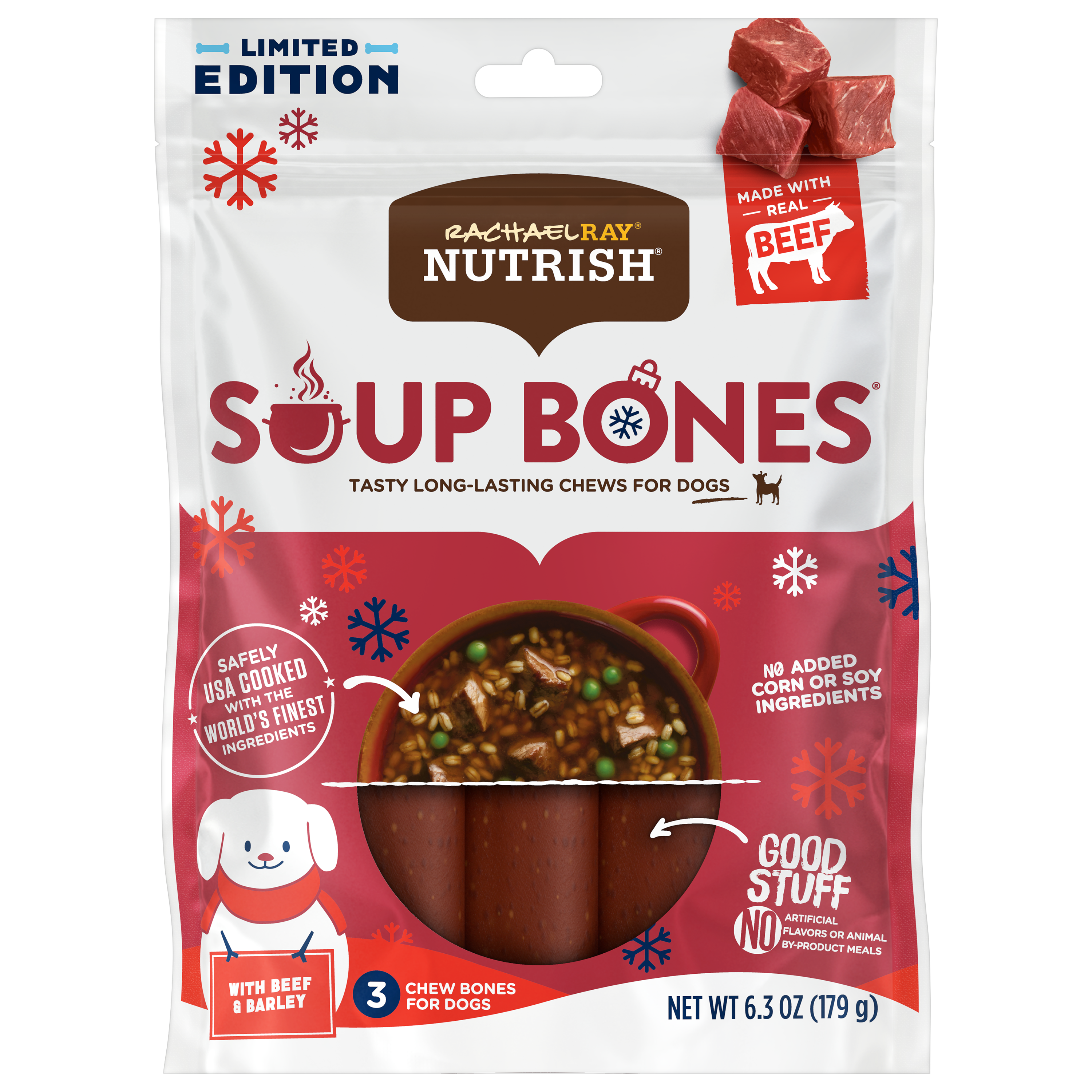 Rachael Ray Nutrish Soup Bones With Real Beef and Barley