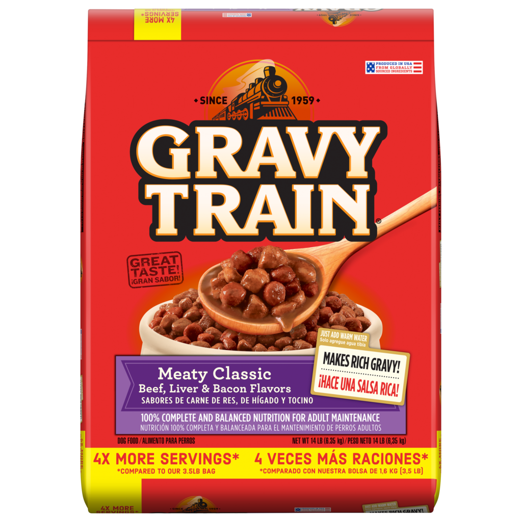 Gravy Train Meaty Classic Beef, Liver & Bacon Flavor Dry Dog Food