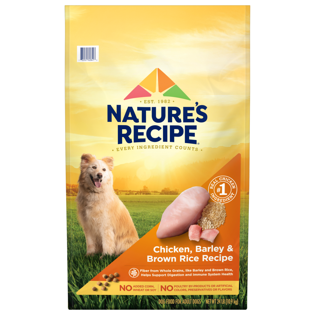 Natures Recipe Chicken Barley Brown Rice Whole Grain Dry Dog Food