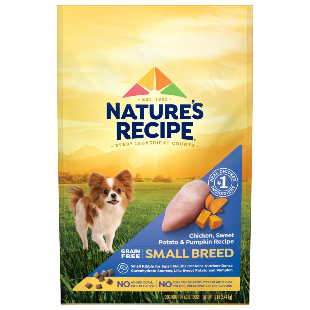 Natures Recipe Chicken Sweet Potato Pumpkin Grain Free Small Breed Dry Dog Food
