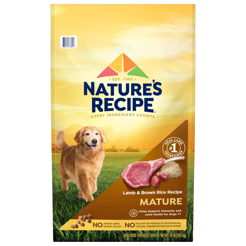 Natures Recipe Lamb Brown Rice Mature Whole Grain Dry Dog Food