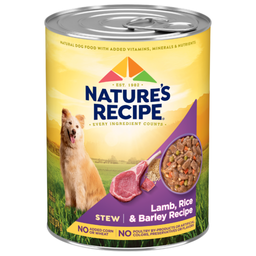 Nature s Recipe Stew Lamb Rice Barley Recipe Wet Dog Food