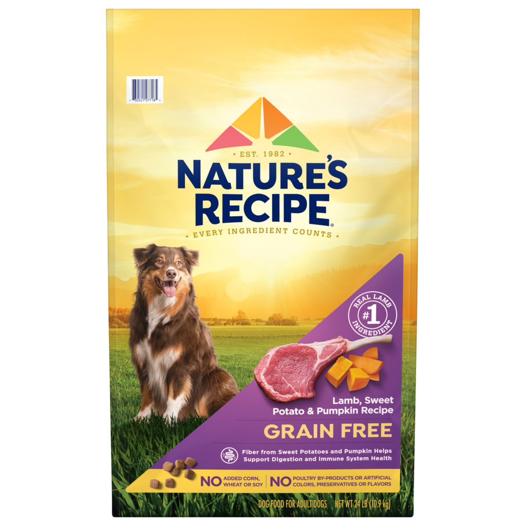 Natures Recipe Lamb Sweet Potato Pumpkin Grain Free Dry Dog Food