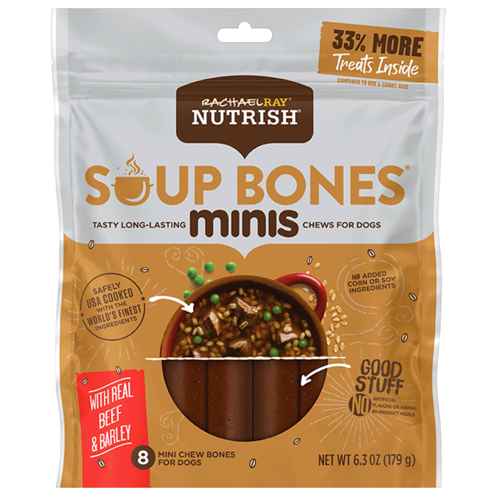 Nutrish® Soup Bones Minis Dog Chews With Real Beef & Barley - Post ...