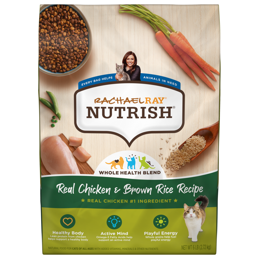 Nutrish Indoor Real Chicken Brown Rice Dry Cat Food