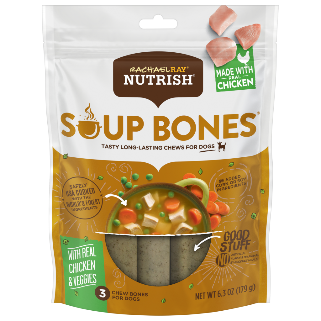Nutrish Soup Bone Chicken Veggies Dog Treats