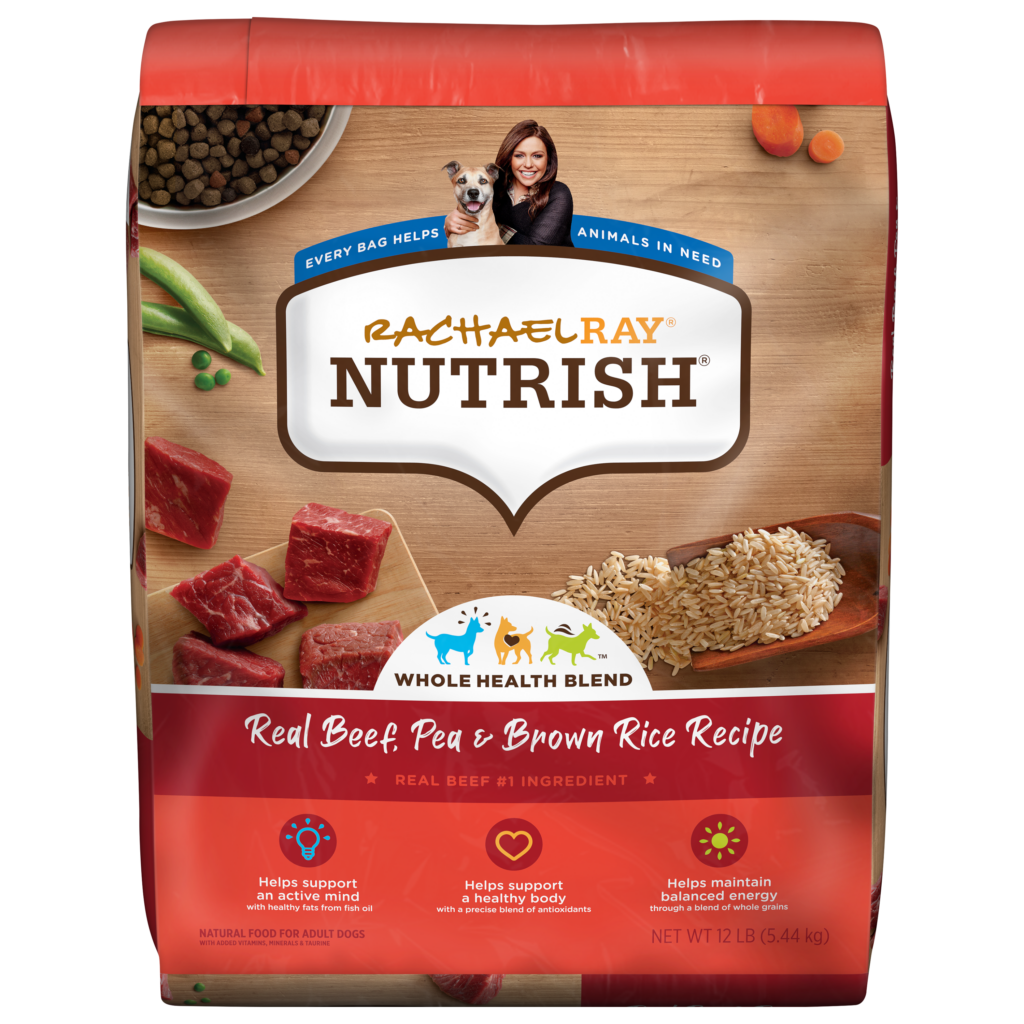 Nutrish Whole Health Beef Pea Brown Rice Dry Dog Food