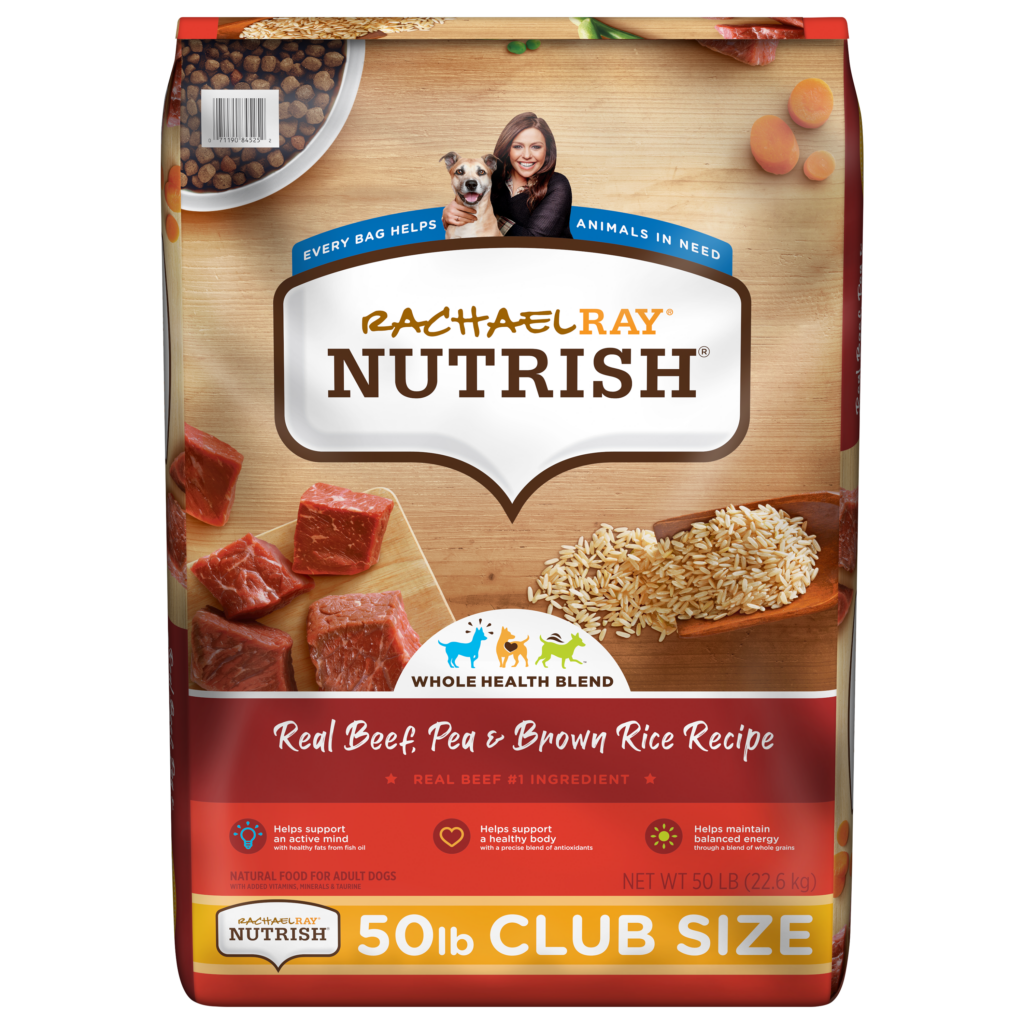 Nutrish Whole Health Beef Pea Brown Rice Dry Dog Food