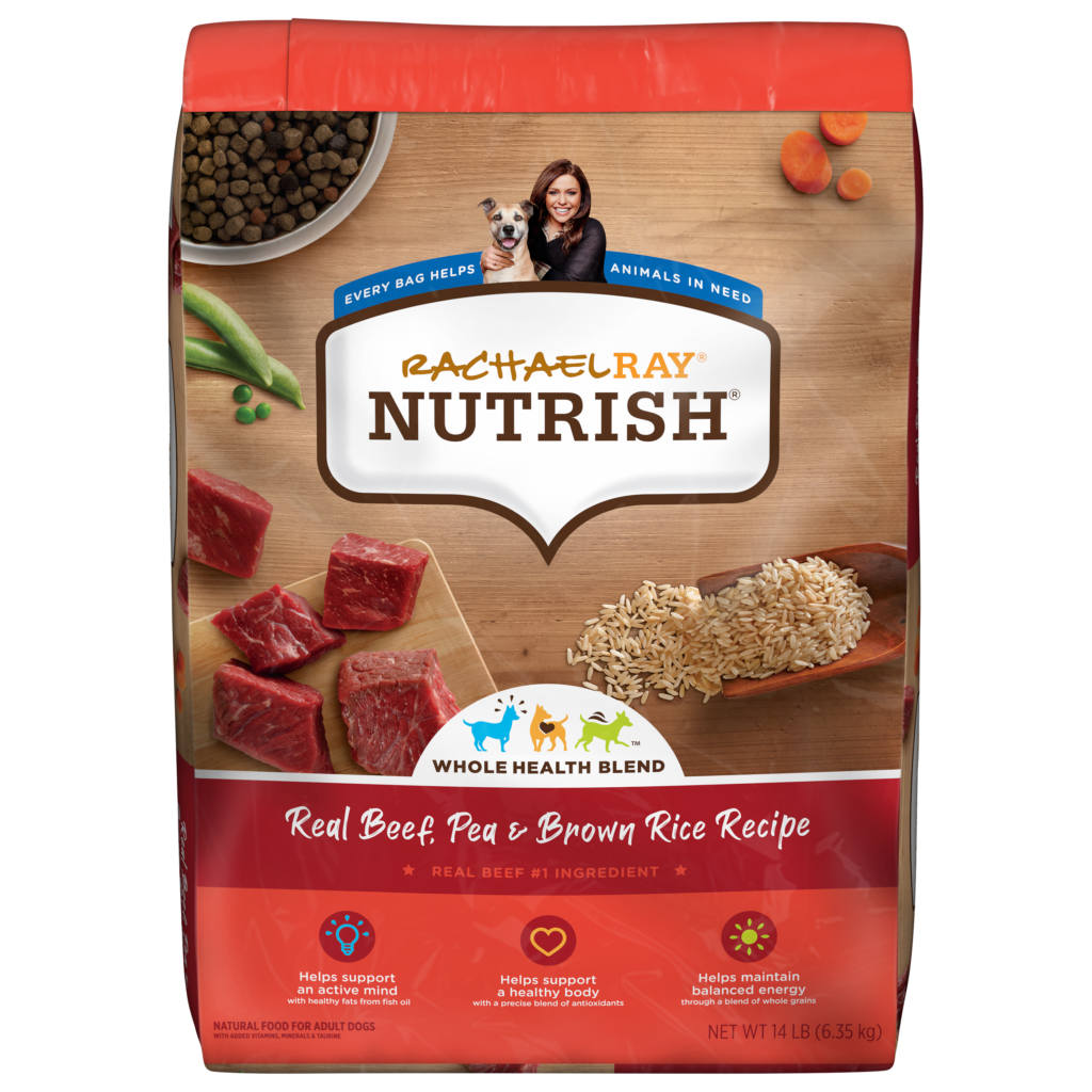 Nutrish Whole Health Blend Beef Pea Brown Rice Dry Dog Food