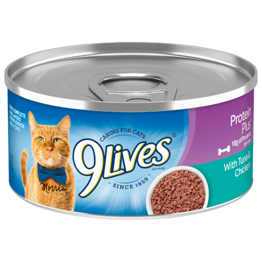 9Lives ProteinPlus With Tuna Chicken Wet Cat Food Post